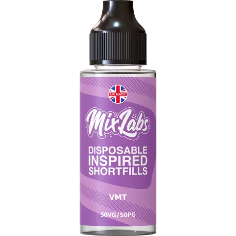 Mix Labs 100ml Shortfill E-Liquid VMT