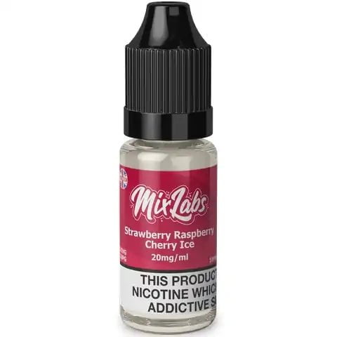 Mix Labs 20mg 10ml Nic Salts Strawberry Raspberry Cherry Ice