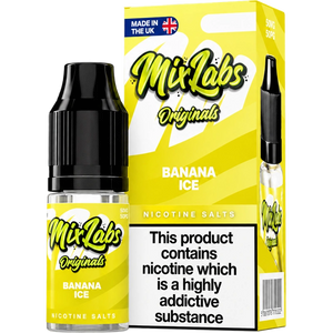 Mix Labs Nic Salts 10ml Banana Ice