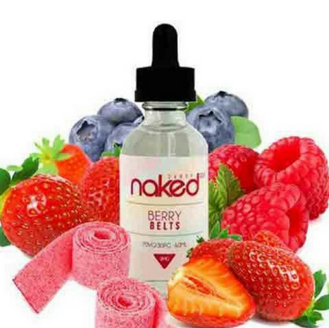 Naked 50ml Shortfill E-Liquids Berry Belts