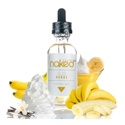 Naked 50ml Shortfill E-Liquids Go Nanas
