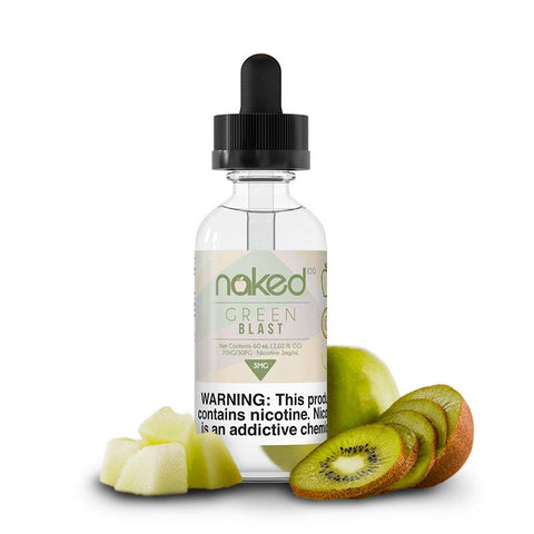 Naked 50ml Shortfill E-Liquids Green Blast