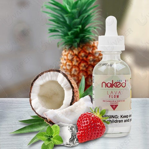 Naked 50ml Shortfill E-Liquids Lava Flow Ice