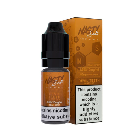 Nasty Salt Nic Salts 10ml Devil Teeth Honeydew