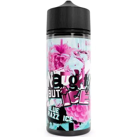 Naughty But Ice 100ml Shortfill E-Liquids Blue Razz