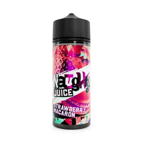 Naughty Juice 100ml Shortfill E-Liquids Strawberry Macaron