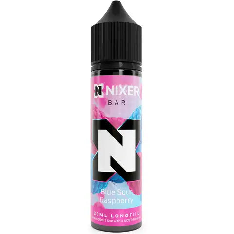 Nixer 30ml Longfill Vape Juice Blue Sour Raspberry
