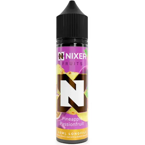 Nixer 30ml Longfill Vape Juice Pineapple Passionfruit