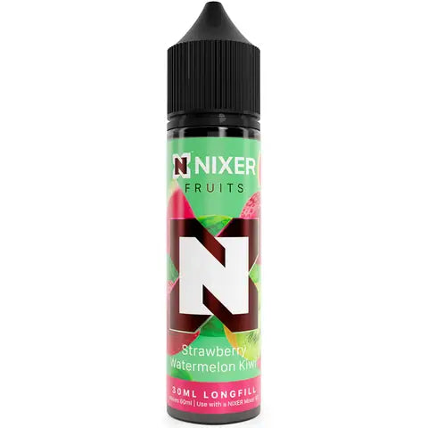 Nixer 30ml Longfill Vape Juice Strawberry Watermelon Kiwi