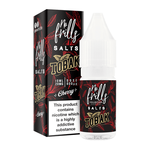 No Frills Tobak 10ml Nic Salt E-Liquids Cherry
