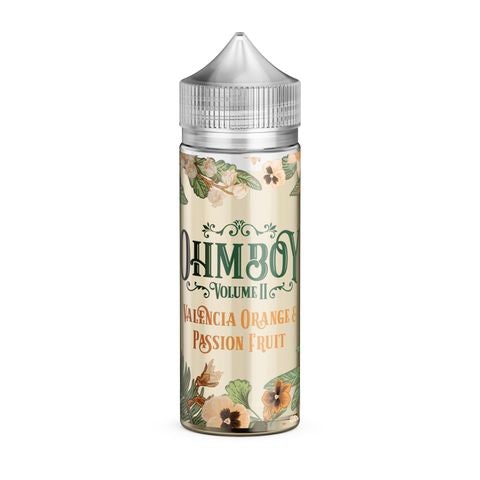 Ohm Boy Botanics 100ml Shortfills E-Liquids Valencia Orange & Passion Fruit