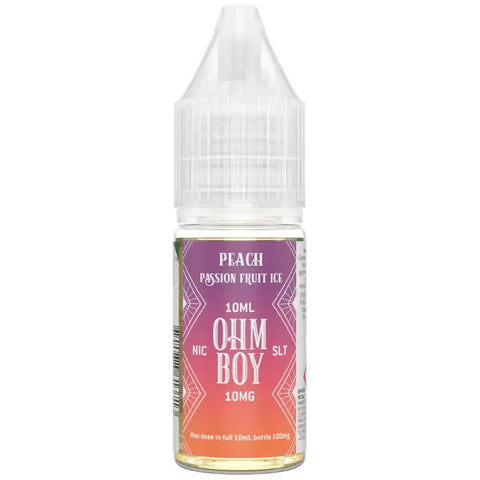 Ohm Boy SLT E-Liquids Peach Passion Fruit Ice 10mg