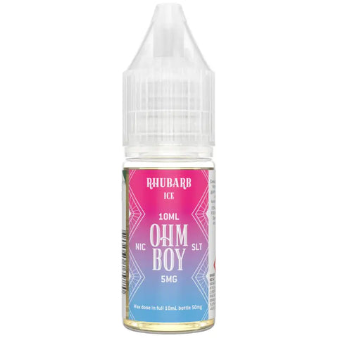 Ohm Boy SLT E-Liquids Rhubarb Ice 5mg