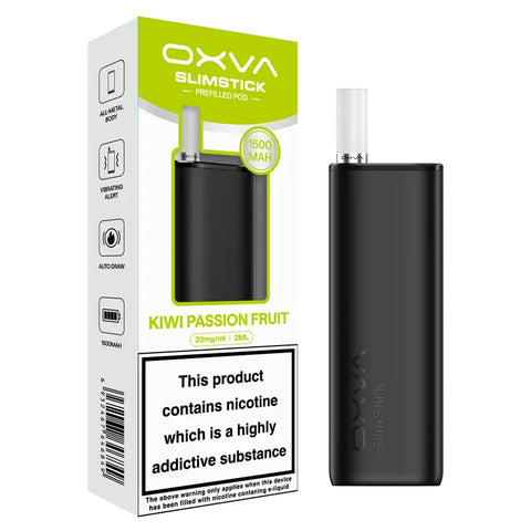 OXVA Slim Stick Pod Kit Black Kiwi Passionfruit
