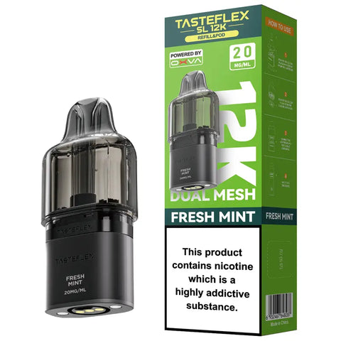OXVA Tasteflex SL 12k Prefilled Replacement Pods Fresh Mint