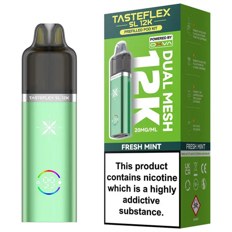 OXVA Tasteflex SL 12k Prefilled Vape Kit Fresh Mint