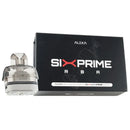 ALEXA Six Prime RBA vaping product and packaging on a white background