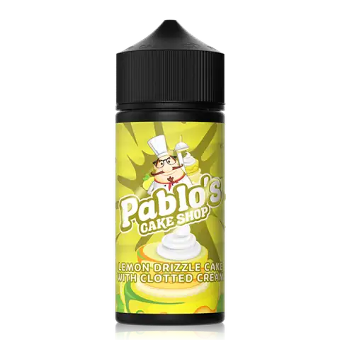 Pablos Cake Shop 100ml Shortfill E-Liquids Lemon Drizzle Cake