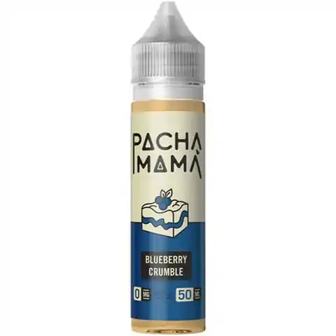 PachaMama Desserts 50ml Shortfill E-Liquid Blueberry Crumble