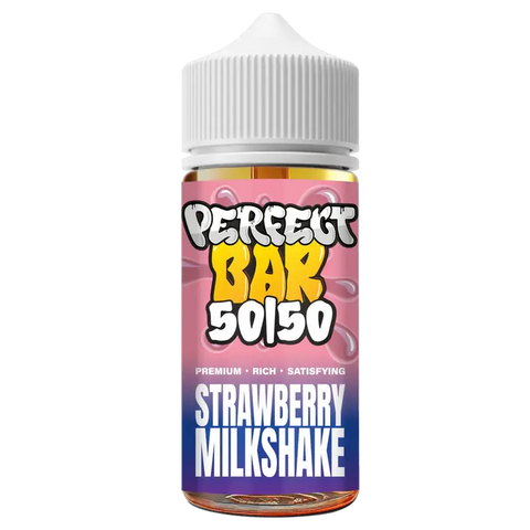 Perfect Bar 50/50 100ml Shortfill E-Liquid Strawberry Milkshake
