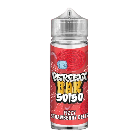 Perfect Bar 50/50 100ml Shortfill E-Liquid Fizzy Strawberry Belts