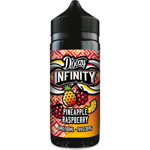 Doozy Vape Infinity 70/30 100ml Shortfill Pineapple Rsapberry