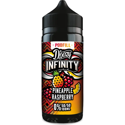Doozy Vape Infinity Podfill 50/50 100ml Shortfill Pineapple Raspberry