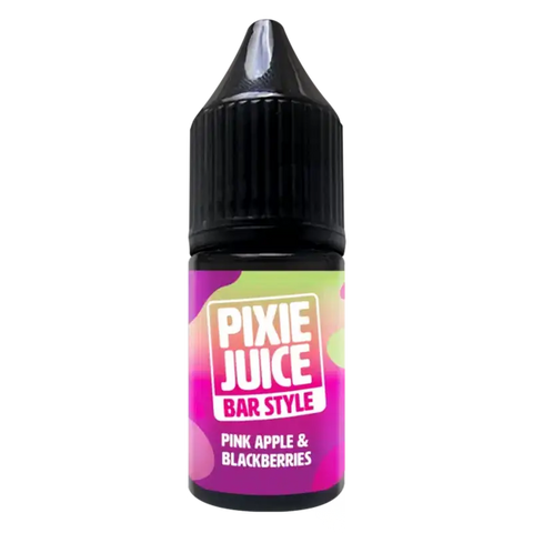 Pixie Juice Bar Style 10ml Nic Salt Pink Apple & Blackberries