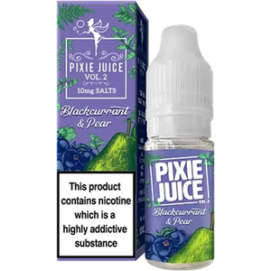 Pixie Juice Vol 2 10ml Nic Salt Blackcurrant & Pear