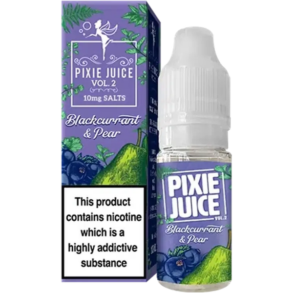 Pixie Juice Vol 2 10ml Nic Salt Blackcurrant & Pear