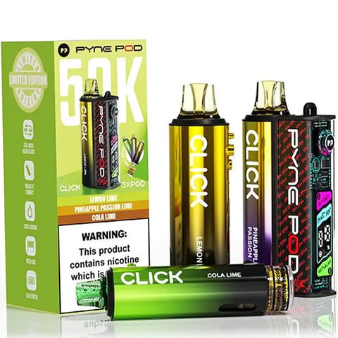 Pyne Click 50k Prefilled Pod Kit Lime Edition