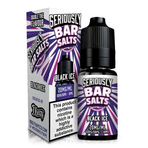 Seriously Bar Salt E-Liquids by Doozy Vape Black Ice
