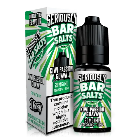Seriously Bar Salt E-Liquids by Doozy Vape Kiwi Passion Guava