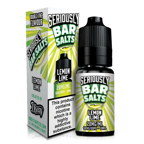 Seriously Bar Salt E-Liquids by Doozy Vape Lemon Lime