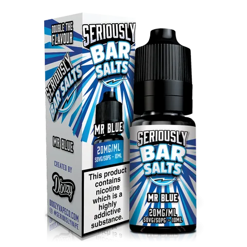 Seriously Bar Salt E-Liquids by Doozy Vape Mr Blue