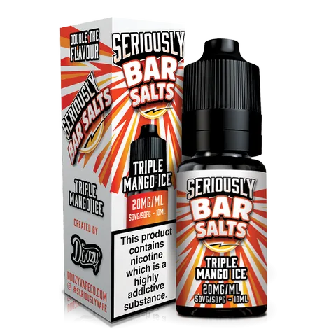 Seriously Bar Salt E-Liquids by Doozy Vape Triple Mango Ice