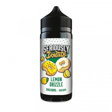Seriously Donuts 100ml Shortfill E-Liquid by Doozy Vape Co Lemon Drizzle
