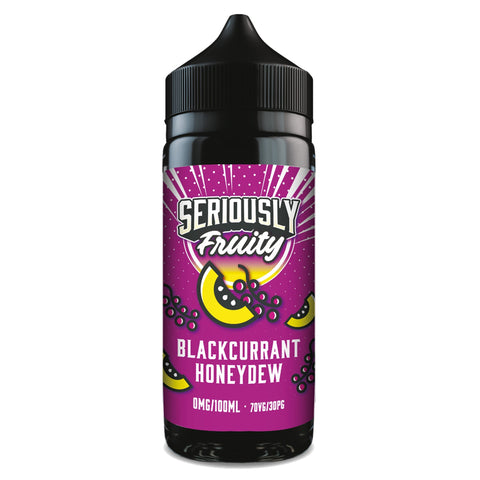 Seriously Fruity 100ml Shortfill E-Liquid by Doozy Vape Co Blackcurrant Honeydew