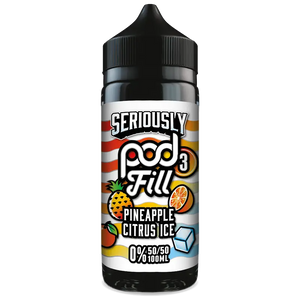 Doozy Seriously Pod Fill X3 Pineapple Citrus Ice 100ml Shortfill Default Title