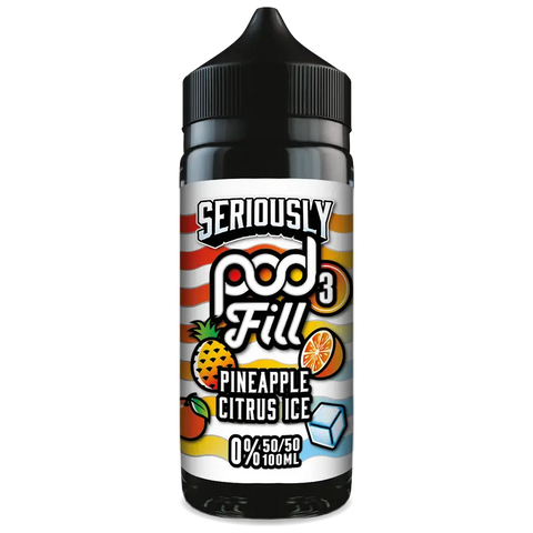 Doozy Seriously Pod Fill Pineapple Citrus Ice 100ml Shortfill Default Title