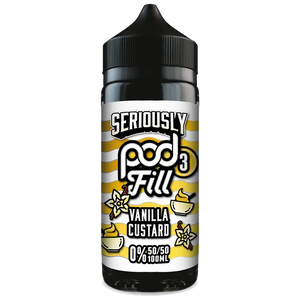 Doozy Seriously Pod Fill X3 Vanilla Custard 100ml Shortfill Default Title