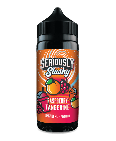 Seriously Slushy 100ml Shortfill E-Liquid by Doozy Vape Co Raspberry Tangerine