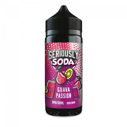 Seriously Soda 100ml Shortfill by Doozy Vape Guava Passion