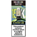 SKE Bar 15K Replacement Pods Blueberry Lime