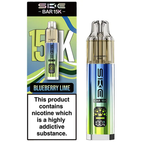 SKE Bar 15K Prefilled Pod Vape Kit Blueberry Lime
