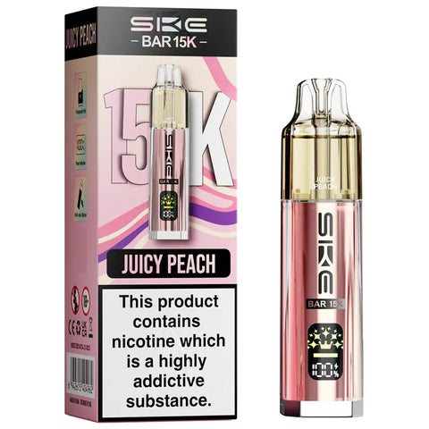 SKE Bar 15K Prefilled Pod Vape Kit Juicy Peach