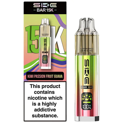 SKE Bar 15K Prefilled Pod Vape Kit Kiwi Passion Fruit Guava