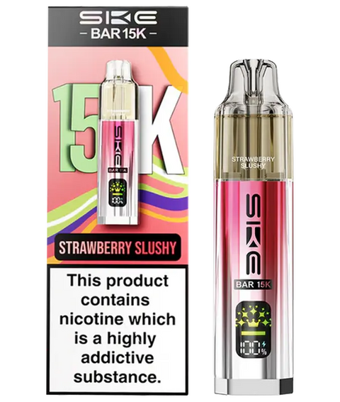 SKE Bar 15K Prefilled Pod Vape Kit Strawberry Slushy