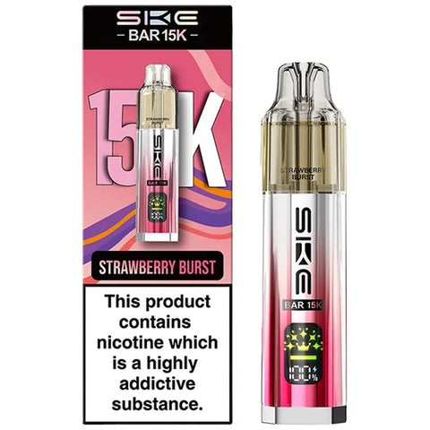 SKE Bar 15K Prefilled Pod Vape Kit Strawberry Burst