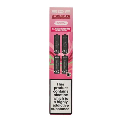 SKE Crystal 4 in 1 Pods (4 Pack) Ultimate Edition